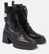 Jimmy Choo Womens Black Noemi 45 Logo-embellished Grained-leather Heeled Ankle Boots In Black