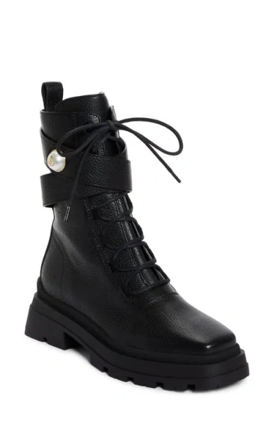 Jimmy Choo Noemi Combat Boot In Black