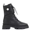 Jimmy Choo Womens Black Noemi 45 Logo-embellished Grained-leather Heeled Ankle Boots In Black