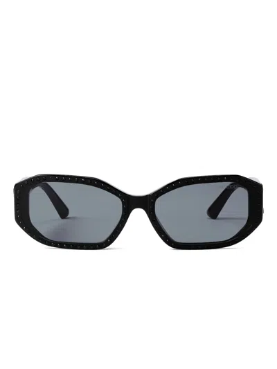 Jimmy Choo Nola Sunglasses In Black