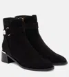 Jimmy Choo Noor 45 Suede Ankle Boots In Black