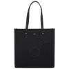 Jimmy Choo North-south Jacquard Tote Bag In Black
