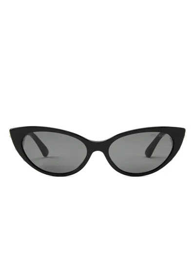 Jimmy Choo Noura Sunglasses In Black