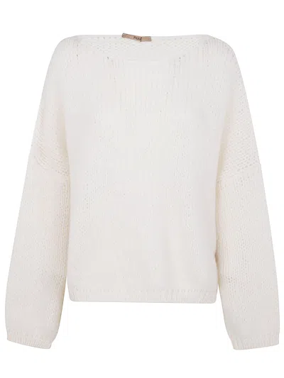 JIMMY CHOO NUUR LONG SLEEVES BOAT NECK SWEATER