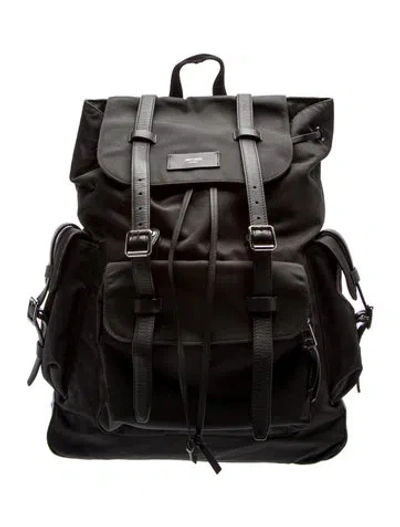 Pre-owned Jimmy Choo Nylon Backpack In Black