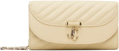 Jimmy Choo Off-white Curve Chain Wallet Bag
