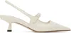 Jimmy Choo Off-white Didi 45 Heels In Latte