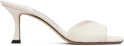 Jimmy Choo Off-white Skye 70 Heeled Sandals In Neutral