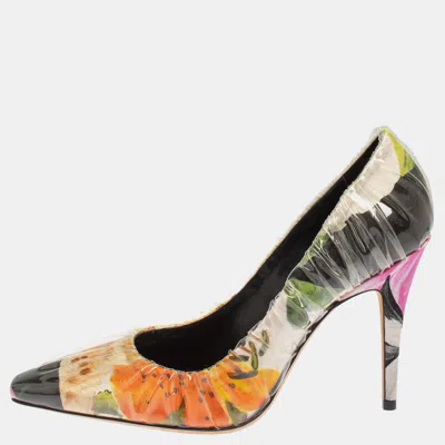 Jimmy Choo Off-white X  Multicolor Vinyl Anne Pumps