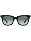 Jimmy Choo Olye Sunglasses In Black