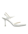 Jimmy Choo Pixie 80 Satin Décolleté In White