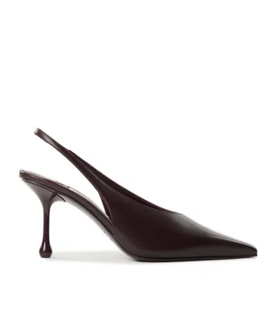 Jimmy Choo Open-back High-heeled Sandals In Brown