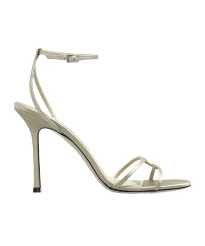 Jimmy Choo Open-toe High-heeled Sandals In Gold