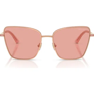Jimmy Choo Orli 55mm Square Sunglasses In Pink