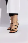 Jimmy Choo Ottilia 90 Crystal-embellished Sandals In Nappa Leather In Black