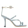 Jimmy Choo Ottilia 90 Crystal-embellished Sandals In Satin