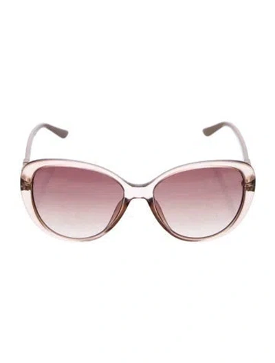 Pre-owned Jimmy Choo Oversize Gradient Sunglasses In Neutral