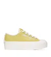 Jimmy Choo Palma Maxi Canvas Sneakers In Yellow
