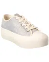 Jimmy Choo Palma Maxi Glittered Low-top Sneakers In Silver