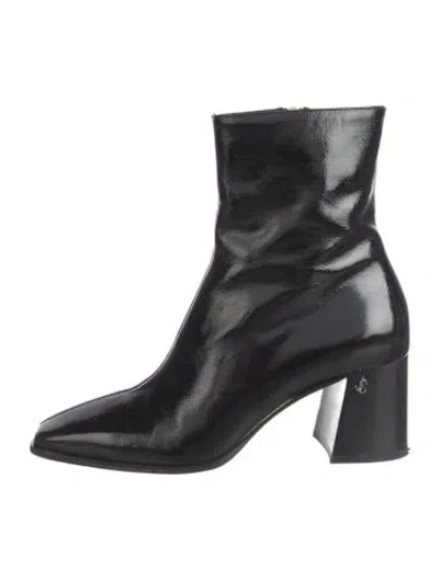 Pre-owned Jimmy Choo Patent Leather Boots In Black