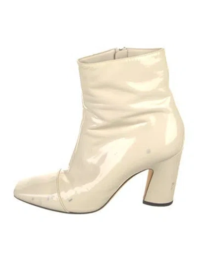 Pre-owned Jimmy Choo Patent Leather Boots In Neutrals