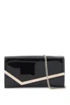 JIMMY CHOO PATENT LEATHER EMMIE CLUTCH