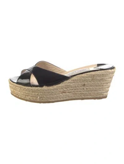 Pre-owned Jimmy Choo Patent Leather Espadrilles