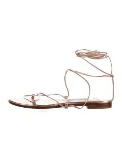 Pre-owned Jimmy Choo Patent Leather Gladiator Sandals