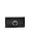 Jimmy Choo Patent Leather Madeline Crossbody In Black