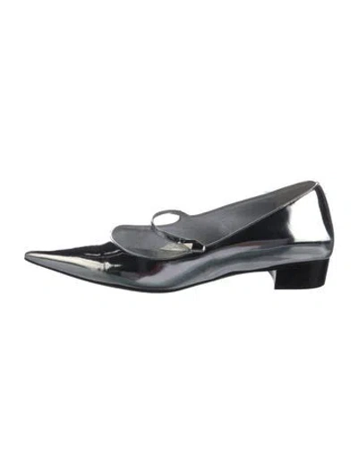Pre-owned Jimmy Choo Patent Leather Mary Jane Flats