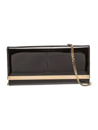 Pre-owned Jimmy Choo Patent Leather Milla In Black
