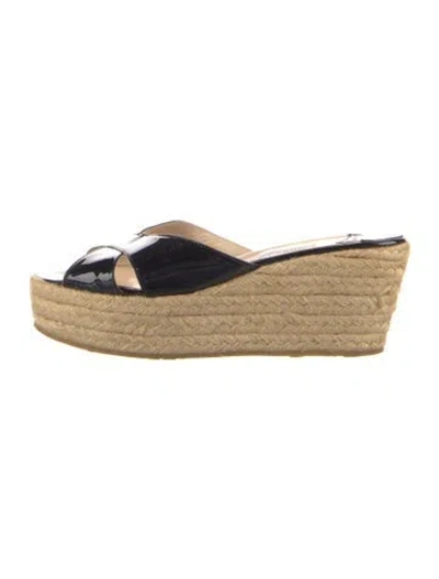 Pre-owned Jimmy Choo Patent Leather Mules In Multi