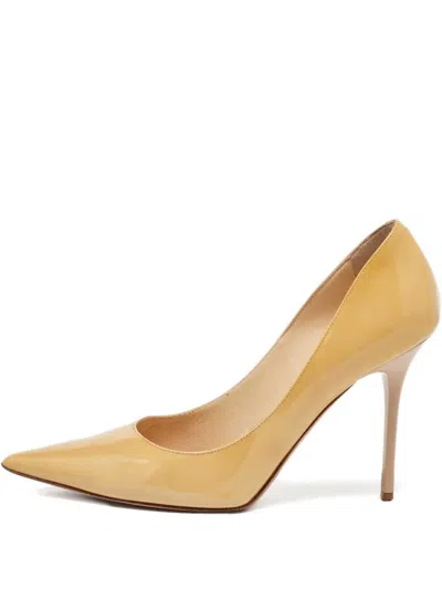 Pre-owned Jimmy Choo Patent-leather Point-toe Pumps