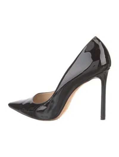 Pre-owned Jimmy Choo Patent Leather Pumps In Black
