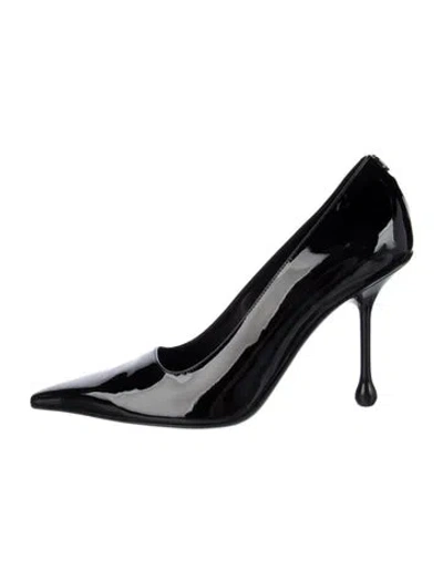 Pre-owned Jimmy Choo Patent Leather Pumps In Black