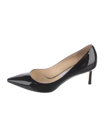 Pre-owned Jimmy Choo Patent Leather Pumps In Black