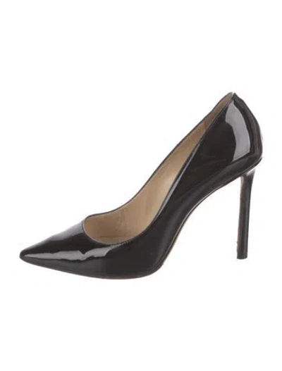 Pre-owned Jimmy Choo Patent Leather Pumps In Black