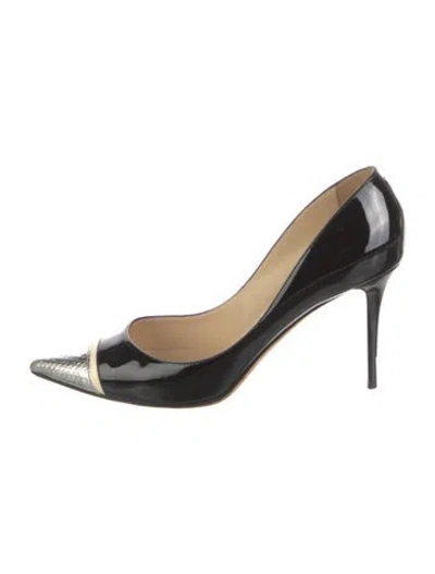 Pre-owned Jimmy Choo Patent Leather Pumps In Multi