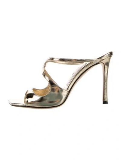 Pre-owned Jimmy Choo Patent Leather Slides