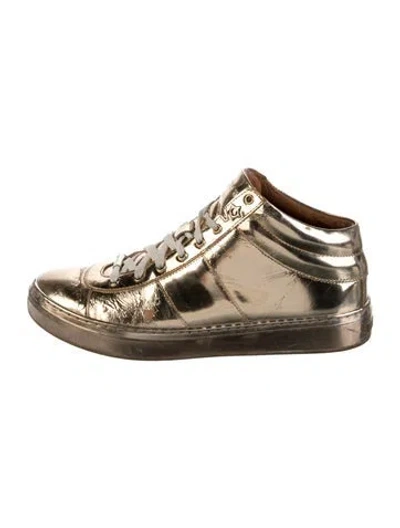 Pre-owned Jimmy Choo Patent Leather Sneakers