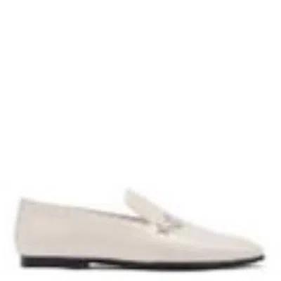 Jimmy Choo Patent Leather Star Embossed Loafers In Neutral