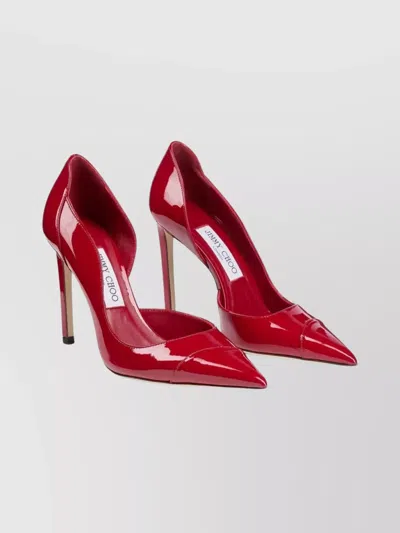 JIMMY CHOO PATENT LEATHER STILETTO HEEL PUMPS