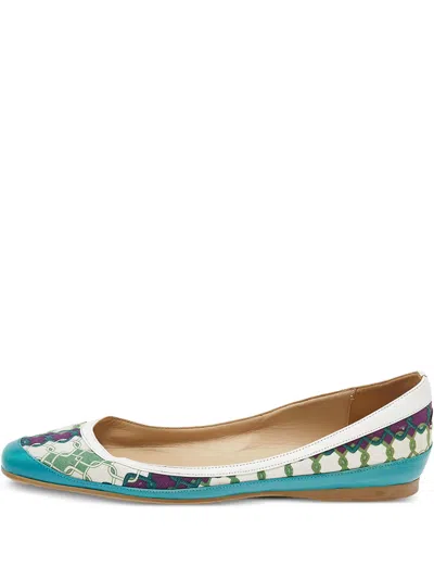 Pre-owned Jimmy Choo Patterned Ballet Flats