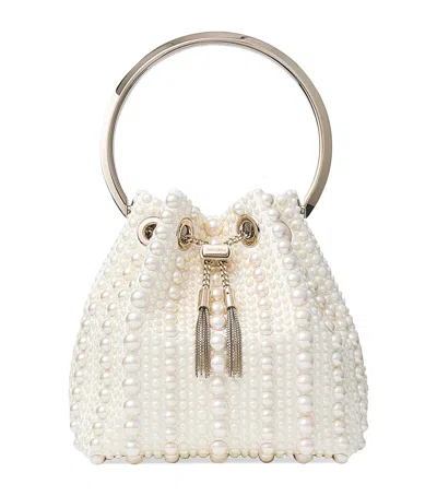 JIMMY CHOO PEARL BON BON TOP-HANDLE BAG