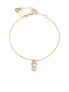 Jimmy Choo Pearl Cube Bracelet In Gold