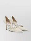 Jimmy Choo Pearl Embellished Pointed Toe Stiletto Pumps