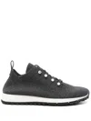 Jimmy Choo Veles Sneakers In Grey Cashmere In Black