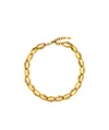 Jimmy Choo 'linkage De Diamant' Necklace In Yellow