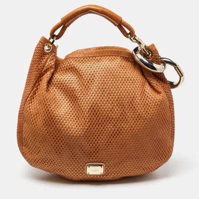 Jimmy Choo Perforated Leather Sky Hobo In Multi