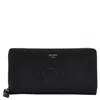 Jimmy Choo Phelix Logo-debossed Leather Wallet In Black